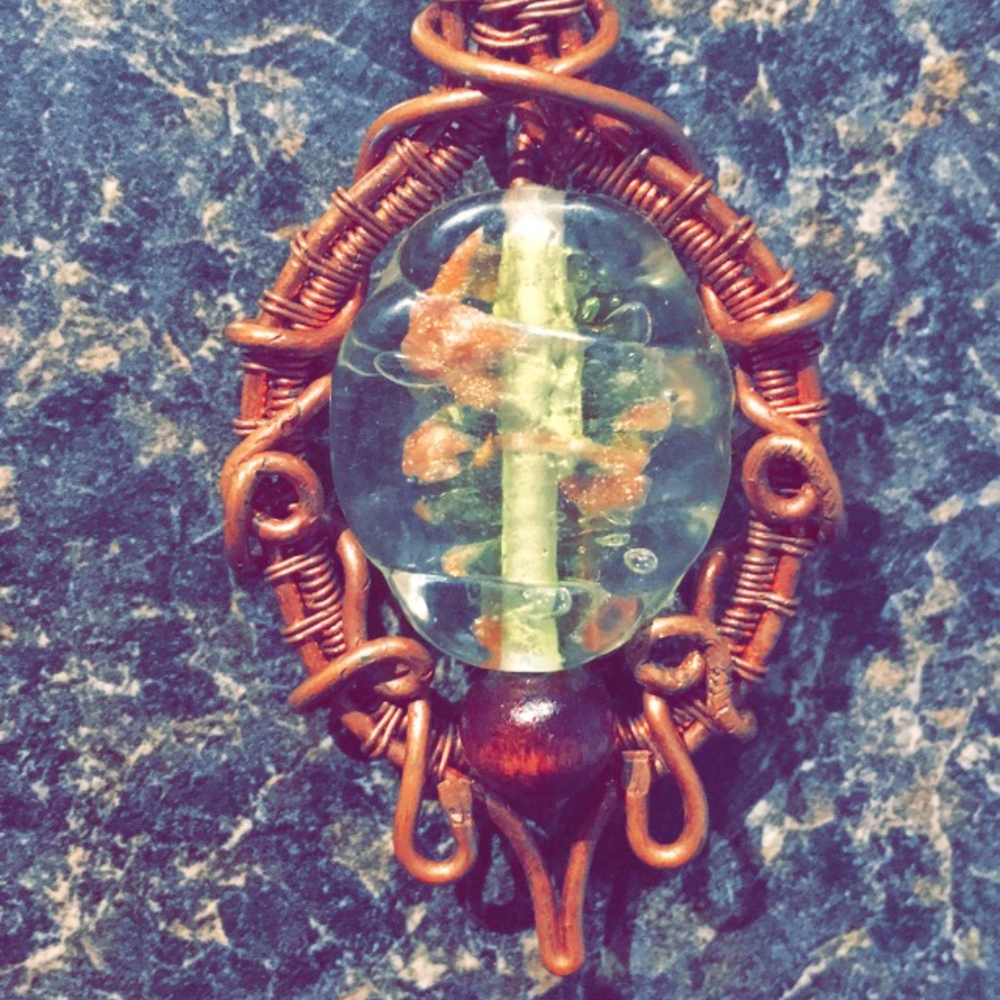 Copper pendant